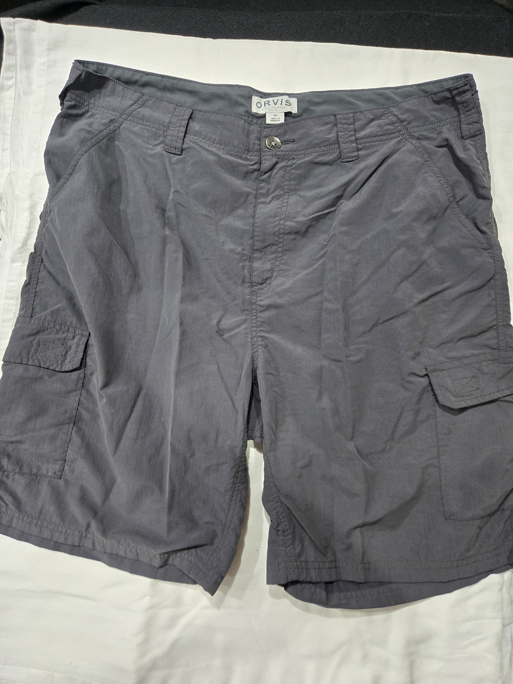 Orvis Men's Slate Gray Cargo Shorts